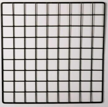 Black Grid Squares 14"x14"