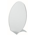 Oval Acrylic Tilt Back Counter Mirror 8 3/8" x 12 3/4"