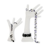 Frosted Jewelry Hands 8"