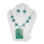 Frosted Acrylic Necklace  Easel Display