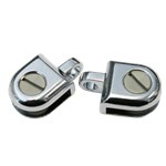 Chrome Connector for Locking Doors
