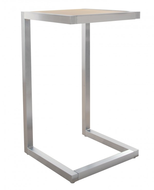 Alta Pedestal Display Table/with Shelf 24"L x 24"W x 42"H