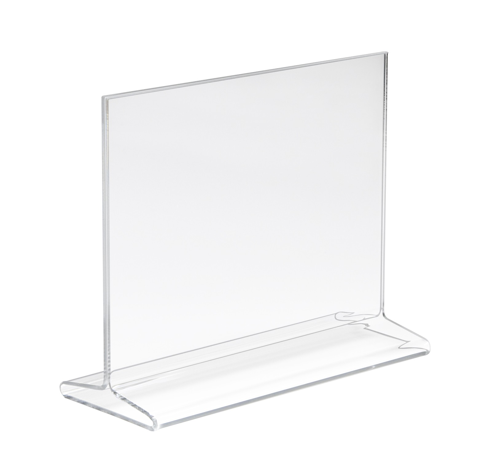 Acrylic Countertop Double Sided/Side Loaded Sign Holders 7"w x 5"h