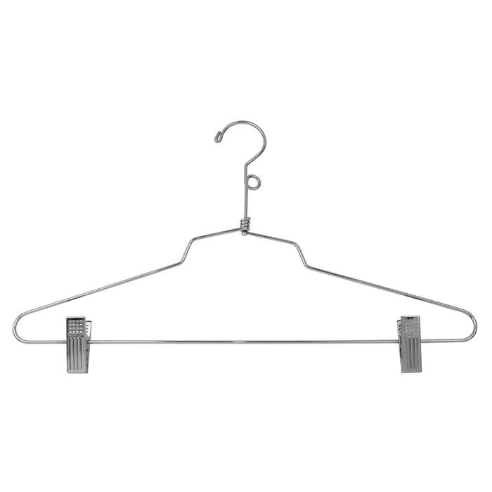 Chrome Wire Suit Hanger/Loop Hook 16"