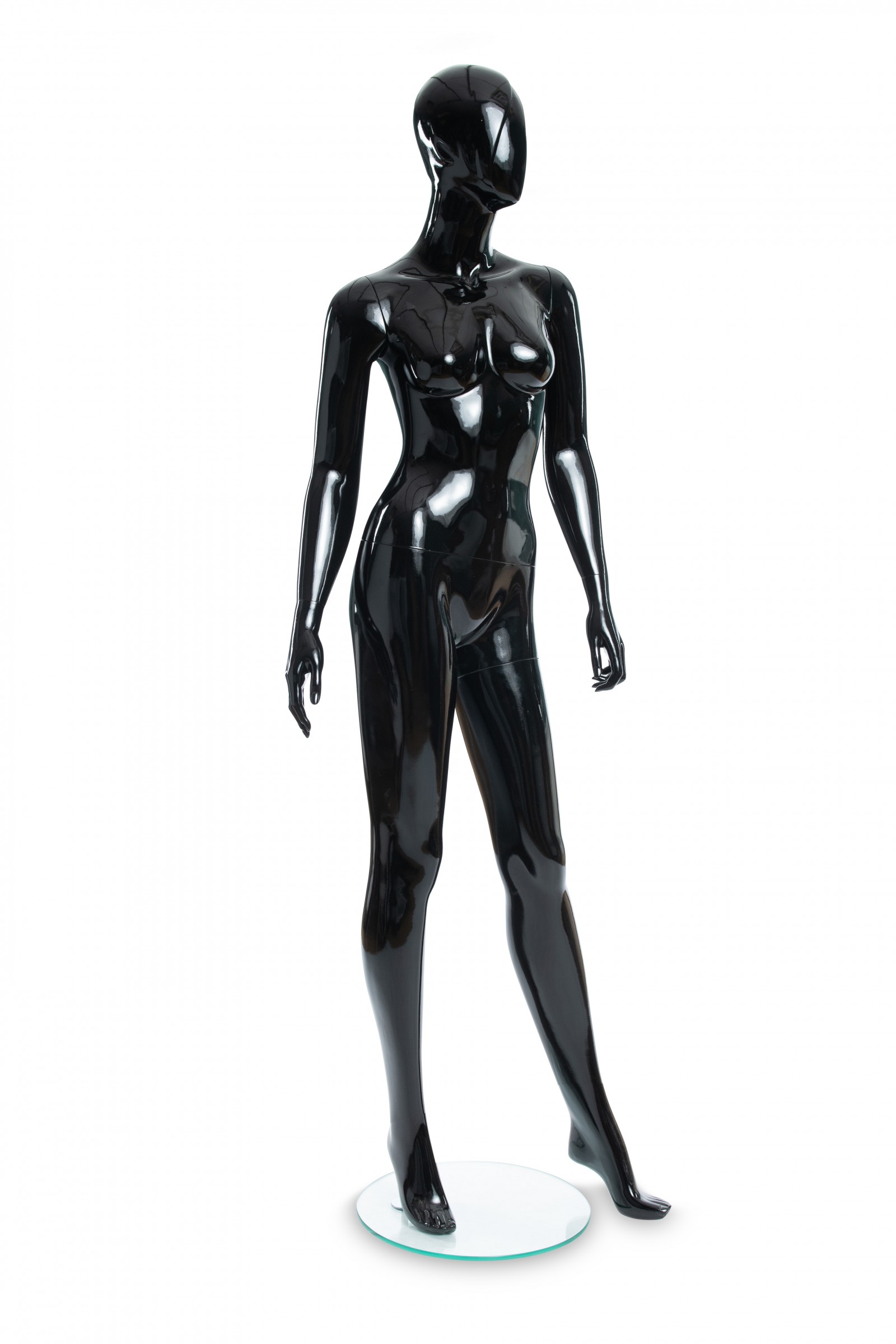 Shiney Black Female Mannequin