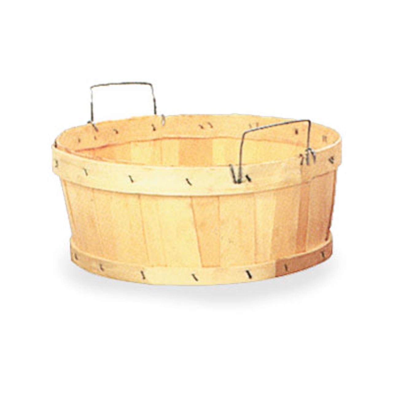 Shallow 1/2 Bushel Natural Basket