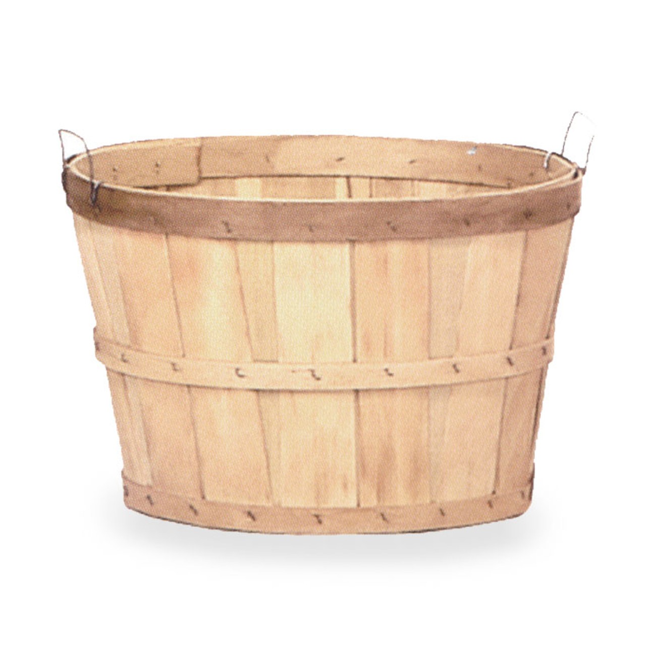 Natural 1 Bushel Apple Basket