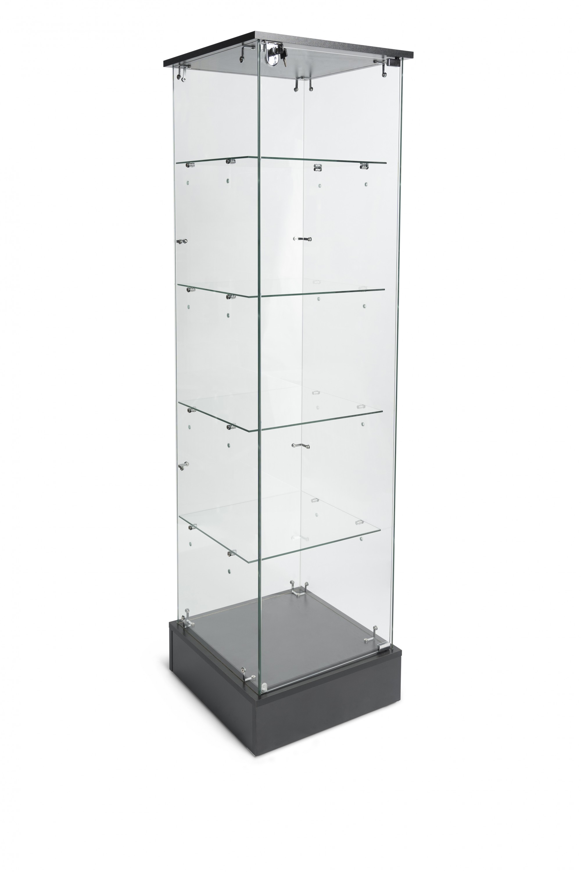 Glass Tower Display Case-Showcase Museum Cabinets | CB-Frameless ...